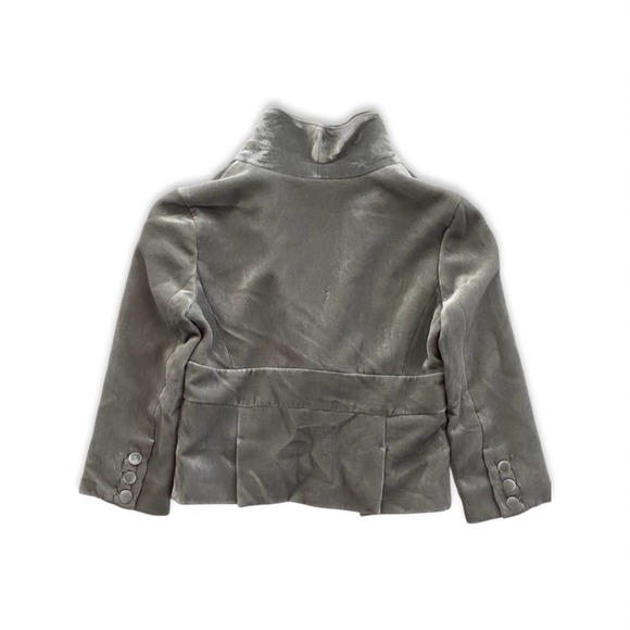 Abercrombie &Fitch Velvet Cropped Blazer - Picture 4 of 6